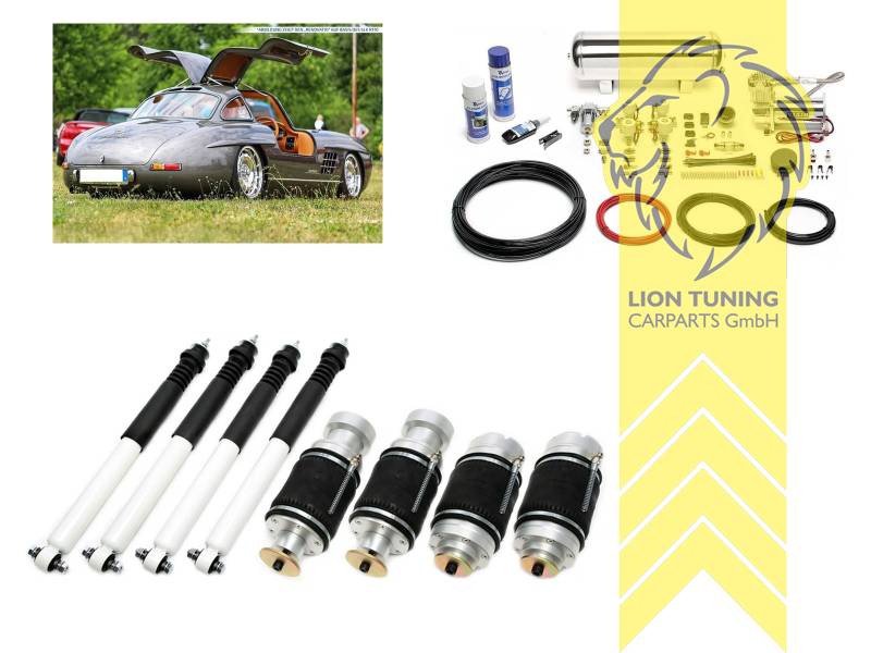 11,5L Tank chrom / ViAir Kompressor chrom, fest, weiss, Stahl verzinkt, Eintragungspflichtig / Teilegutachten wird nach Kauf spezifisch ausgestellt